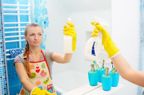 Vacuuming and dusting during end of tenancy cleaning in Bermondsey