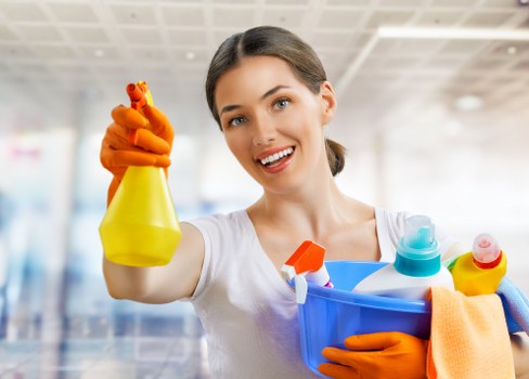 Deep carpet cleaning treatment removing dirt from traffic areas