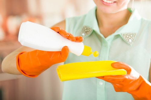 Eco-friendly office cleaners in Bermondsey keeping a workspace spotless