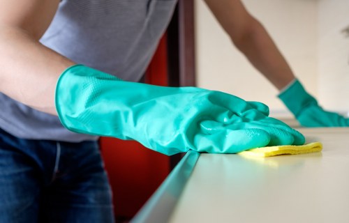 Clean and organised Bermondsey workspace with hygienic surfaces